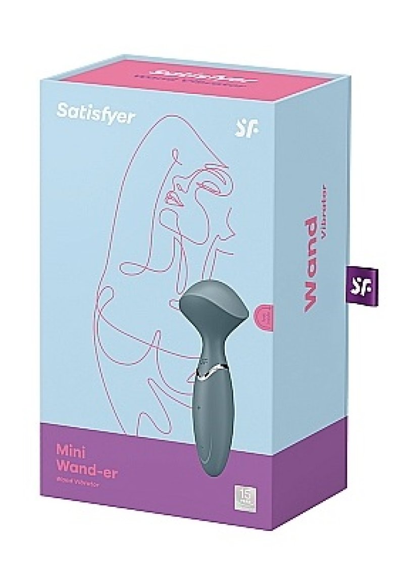 Satisfyer Mini Wand-er - Stonegrey-4044224