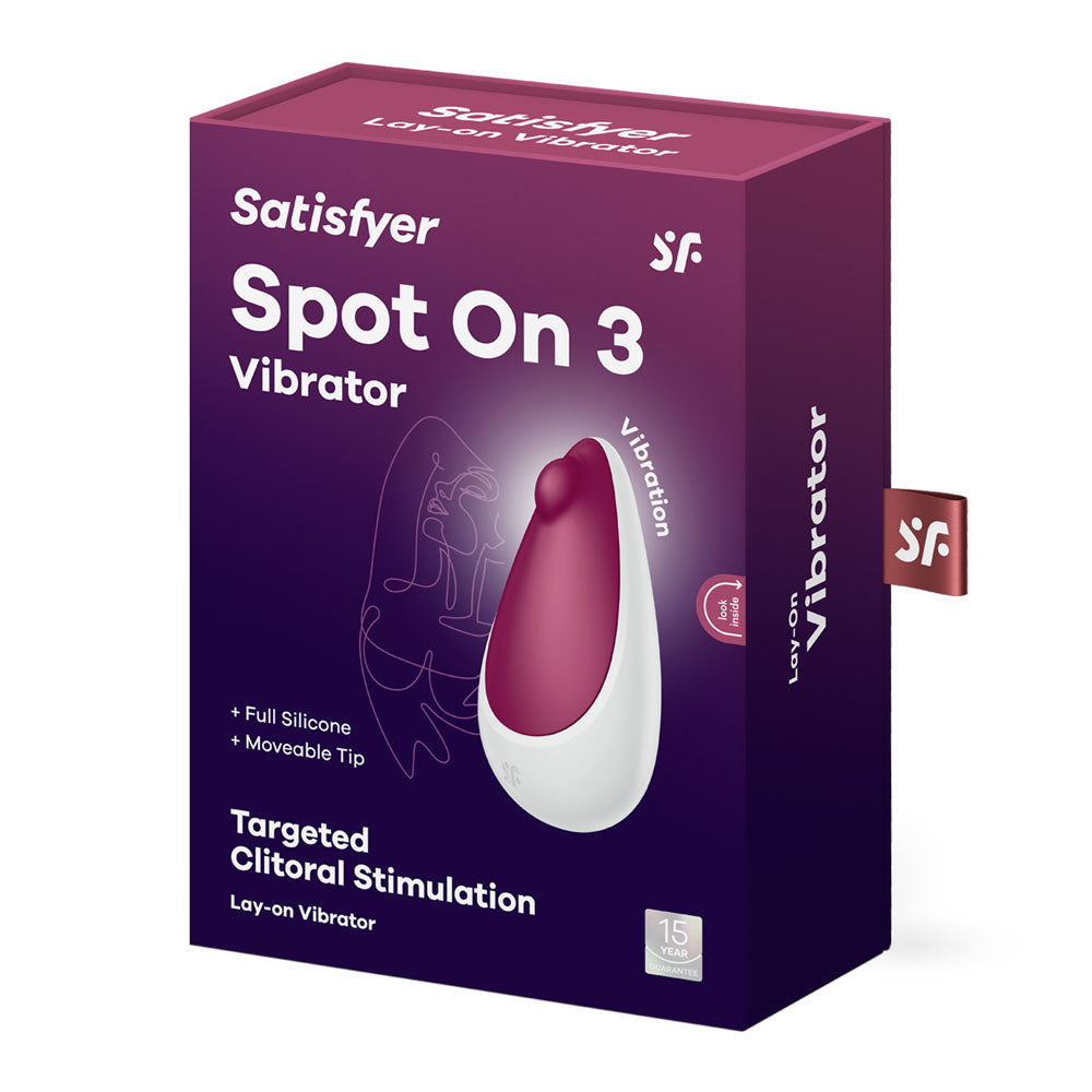 Satisfyer Spot On 3 - Berry USB Rechargeable Stimulator-4044330