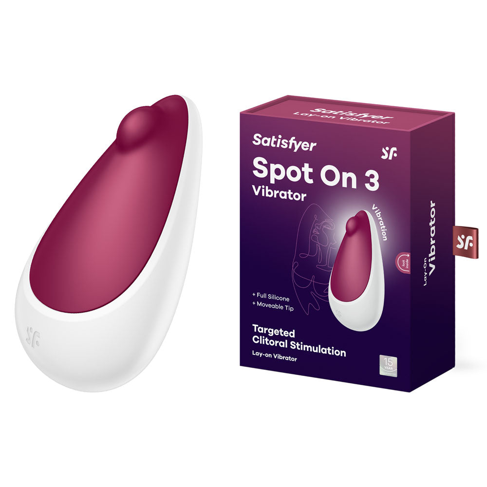 Satisfyer Spot On 3 - Berry USB Rechargeable Stimulator-4044330