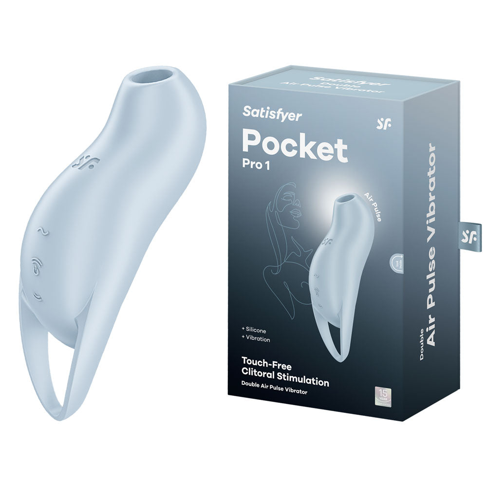 Satisfyer Pocket Pro 1 - Blue-(4045160)