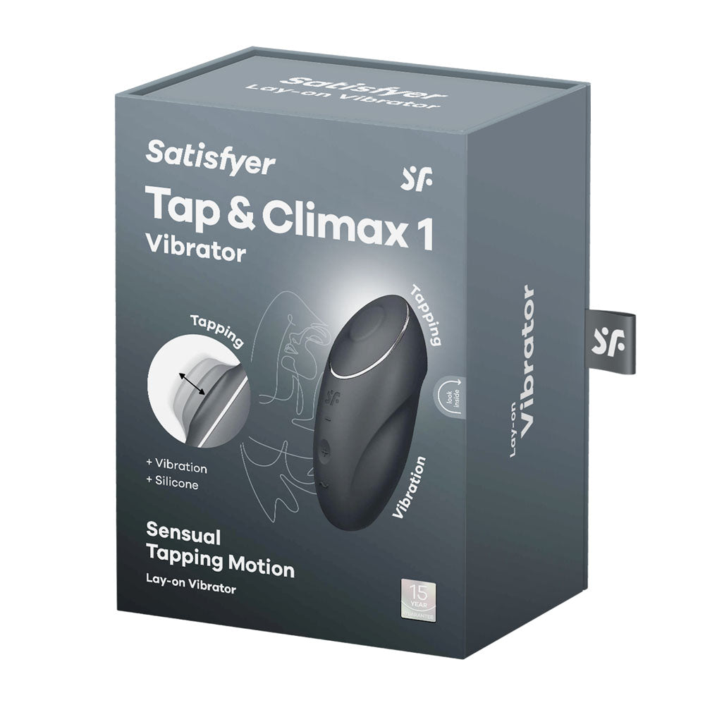 Satisfyer Tap & Climax 1 - Grey-(4046013)