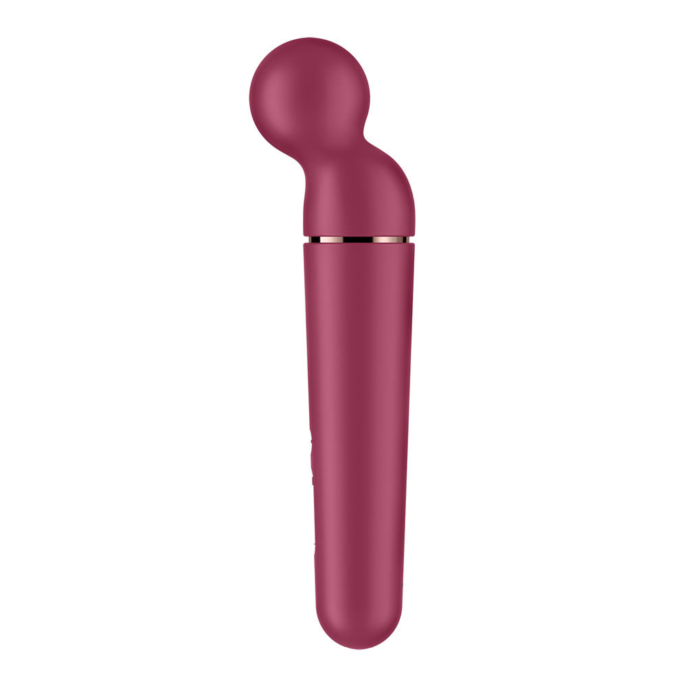 Satisfyer Planet Wand-er - Berry - Berry/Rose Gold USB Rechargeable Massager Wand-4046068