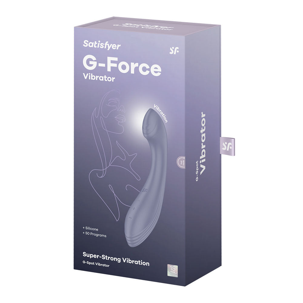 Satisfyer G-Force - Pink - Violet USB Rechargeable Vibrator-4048635