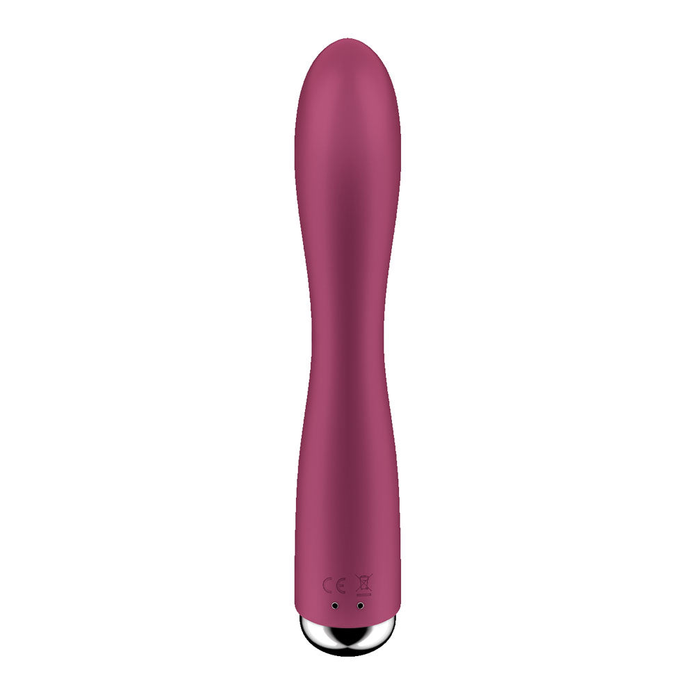 Satisfyer Spinning Rabbit 1 - Red - Red 20 cm USB Rechargeable Rotating Rabbit Vibrator-4048727