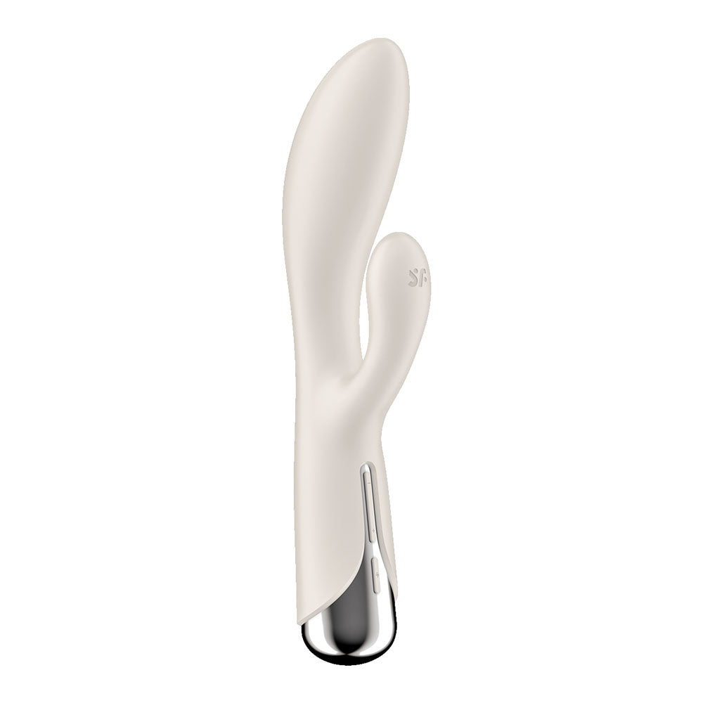 Satisfyer Spinning Rabbit 1 - Beige - Beige 20 cm USB Rechargeable Rotating Rabbit Vibrator-4048741