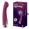 Satisfyer Spinning G-Spot 1 - Red - Red 16.5 cm USB Rechargeable Rotating Vibrator-4048758