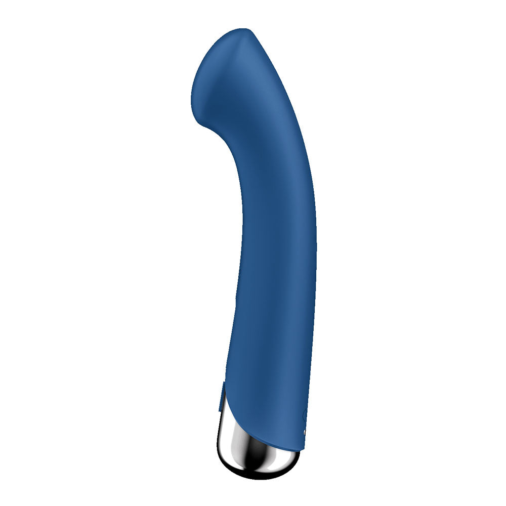 Satisfyer Spinning G-Spot 1 - Blue - Blue 16.5 cm USB Rechargeable Rotating Vibrator-4048765