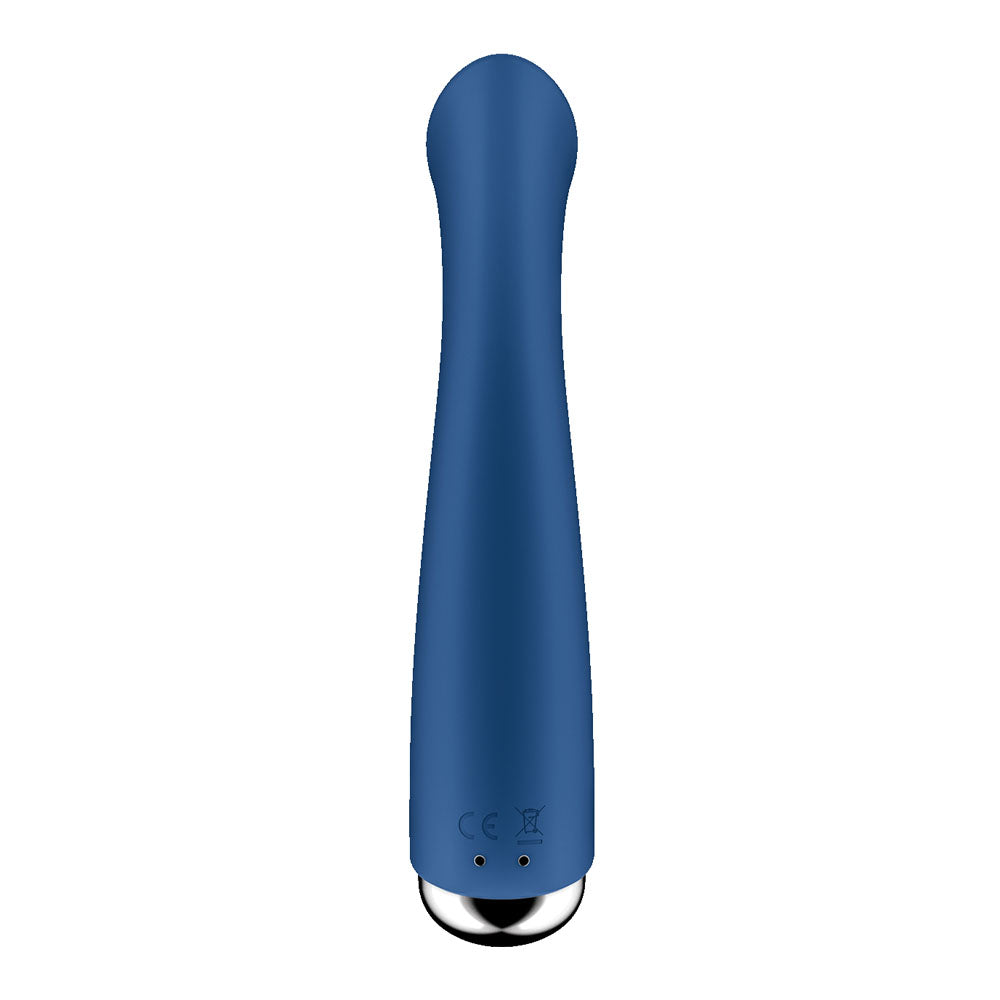 Satisfyer Spinning G-Spot 1 - Blue - Blue 16.5 cm USB Rechargeable Rotating Vibrator-4048765