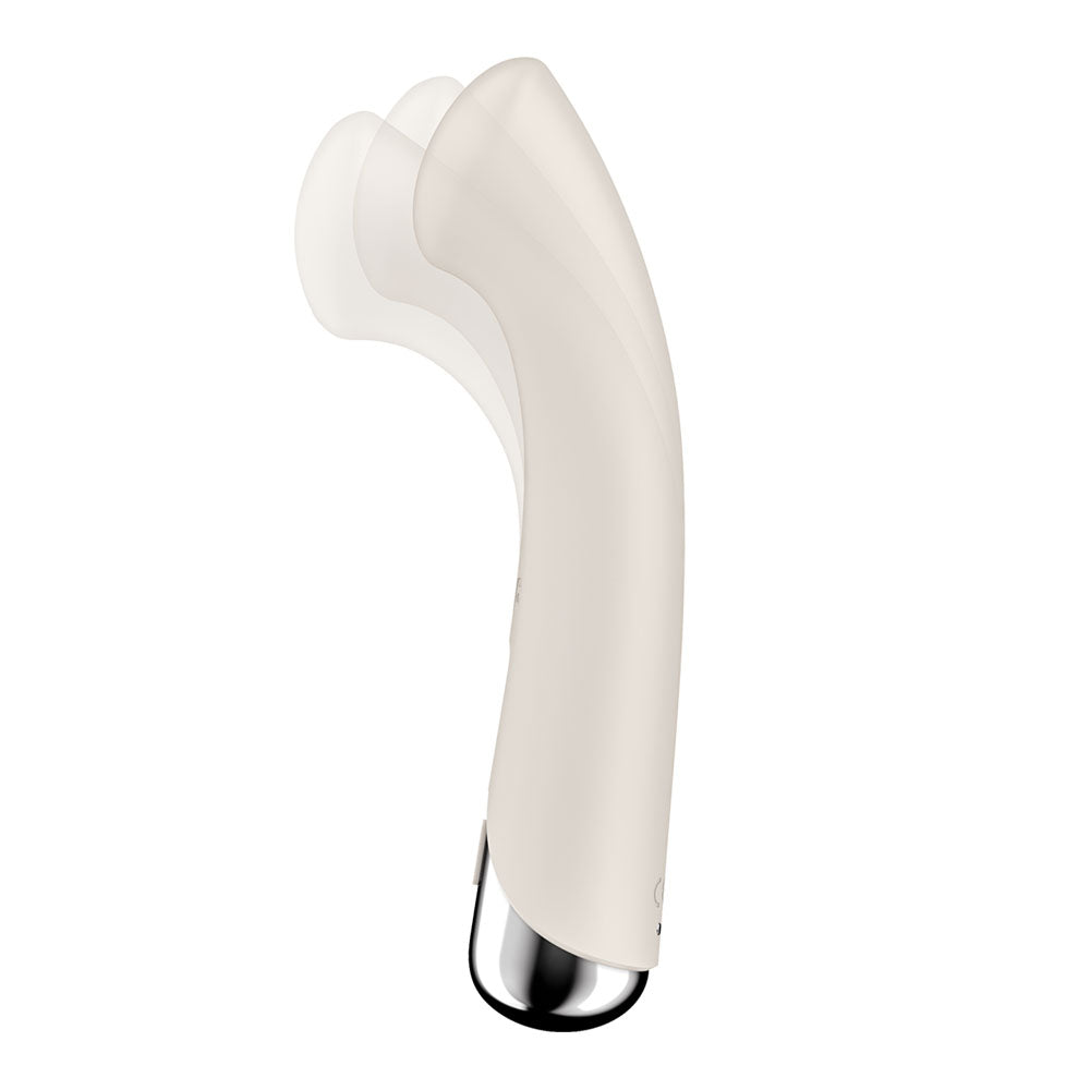 Satisfyer Spinning G-Spot 1 - Beige - Beige 16.5 cm USB Rechargeable Rotating Vibrator-4048772