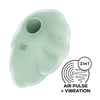 Satisfyer Cloud Dancer - Mint - Mint USB Rechargeable Vibrating Air Pulse Stimulator-4049694