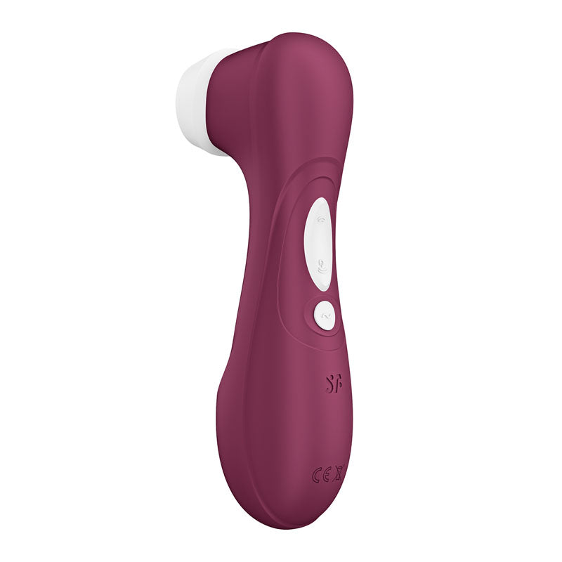 Satisfyer Pro 2 Generation 3 with App Control - Wine Red - Wine Red Touch-Free USB-Rechargeable Clitoral Stimulator-4051840