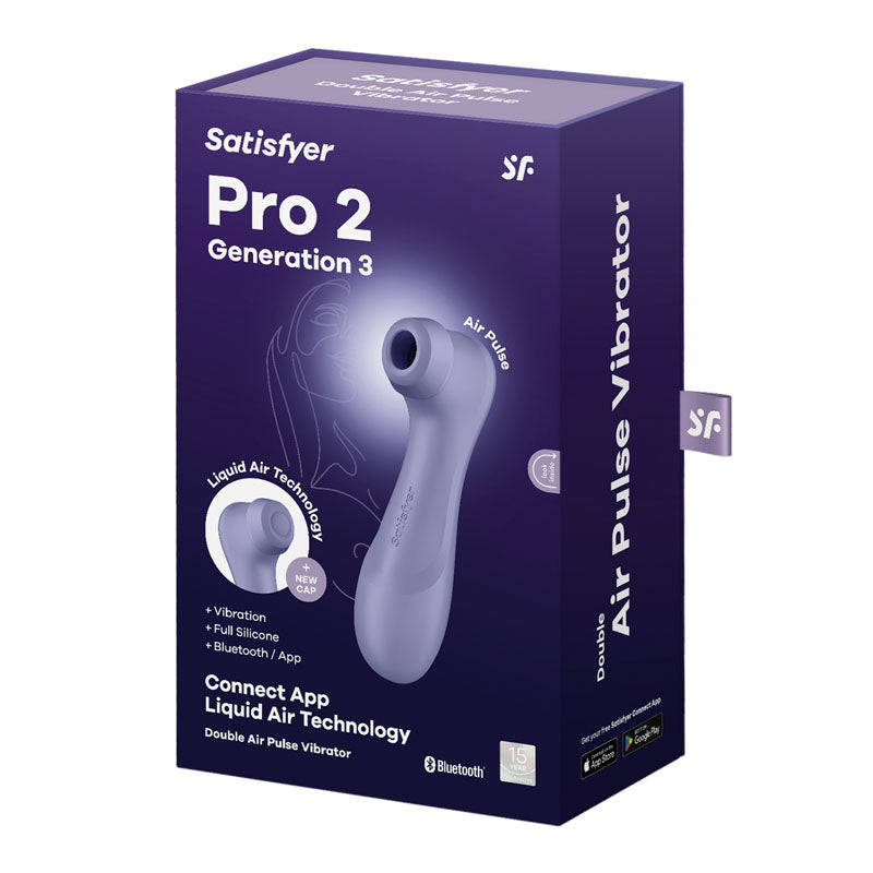 Satisfyer Pro 2 Generation 3 with App Control - Lilac - Lilac Touch-Free USB-Rechargeable Clitoral Stimulator-4051864