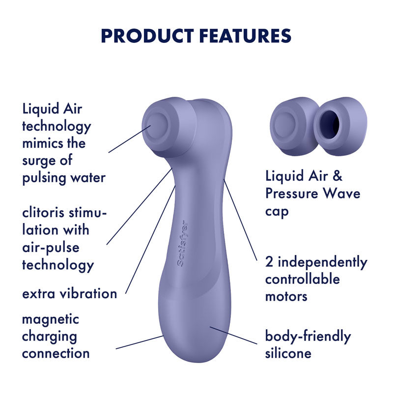 Satisfyer Pro 2 Generation 3 - Lilac - Lilac Touch-Free USB-Rechargeable Clitoral Stimulator-4051895