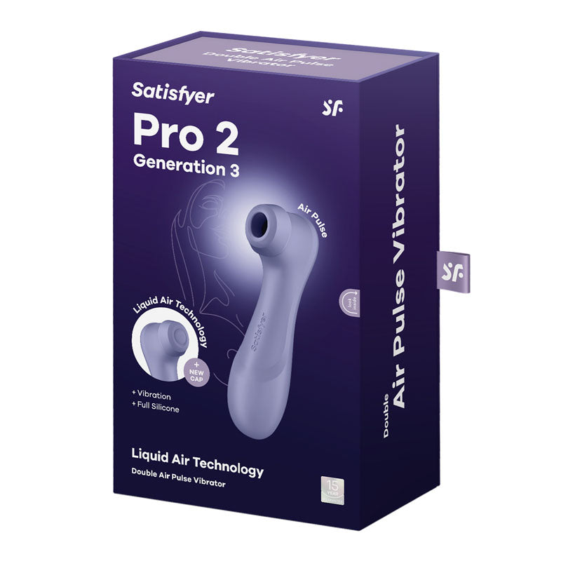 Satisfyer Pro 2 Generation 3 - Lilac - Lilac Touch-Free USB-Rechargeable Clitoral Stimulator-4051895