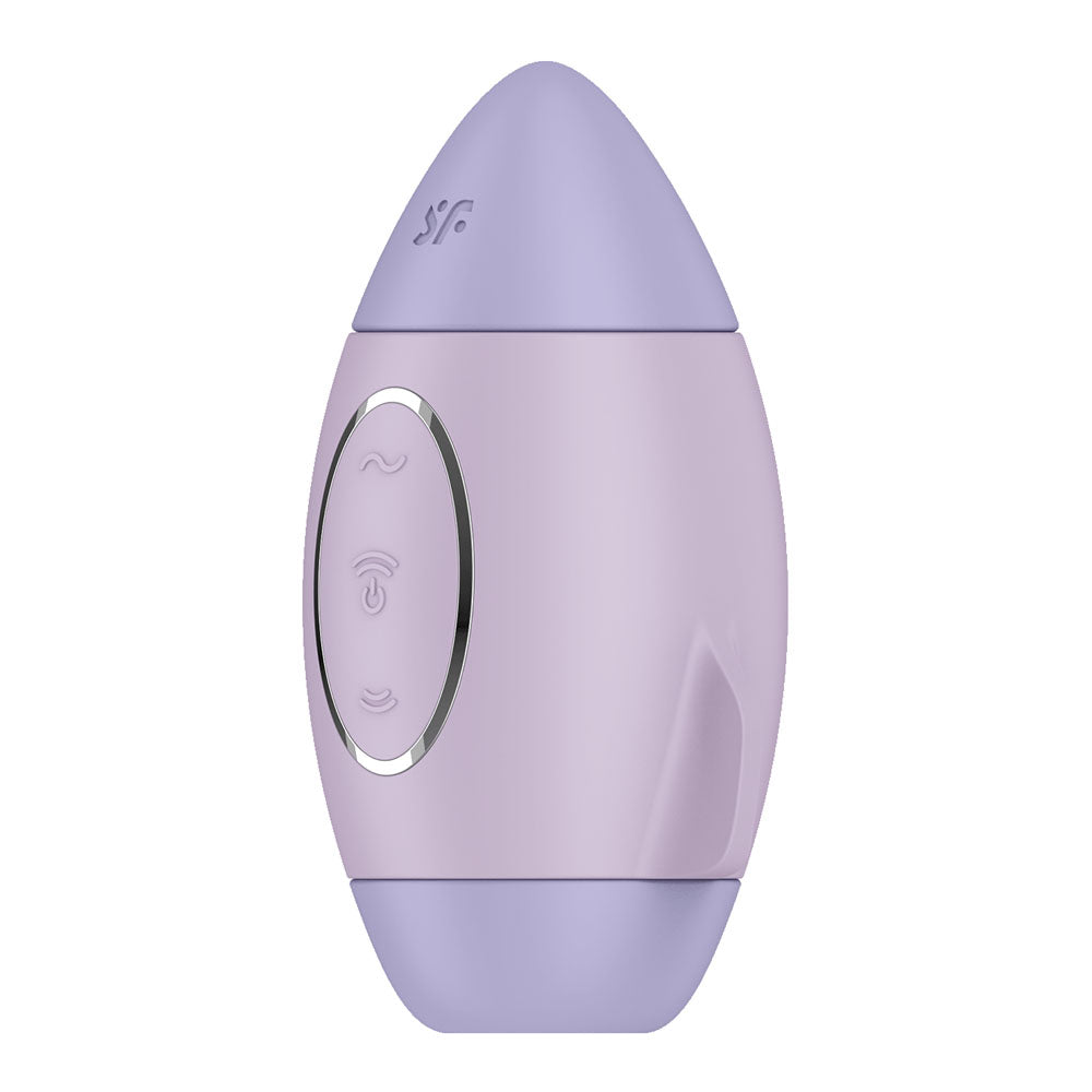 Satisfyer Mission Control - Violet - Violet USB Rechargeable Vibrating Air Pulse Stimulator-4060088