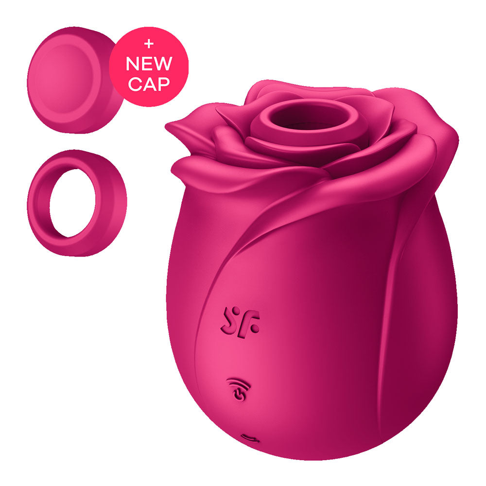 Satisfyer Pro 2 Classic Blossom - Red USB Rechargeable Air Pulse Rose Stimulator-4065854