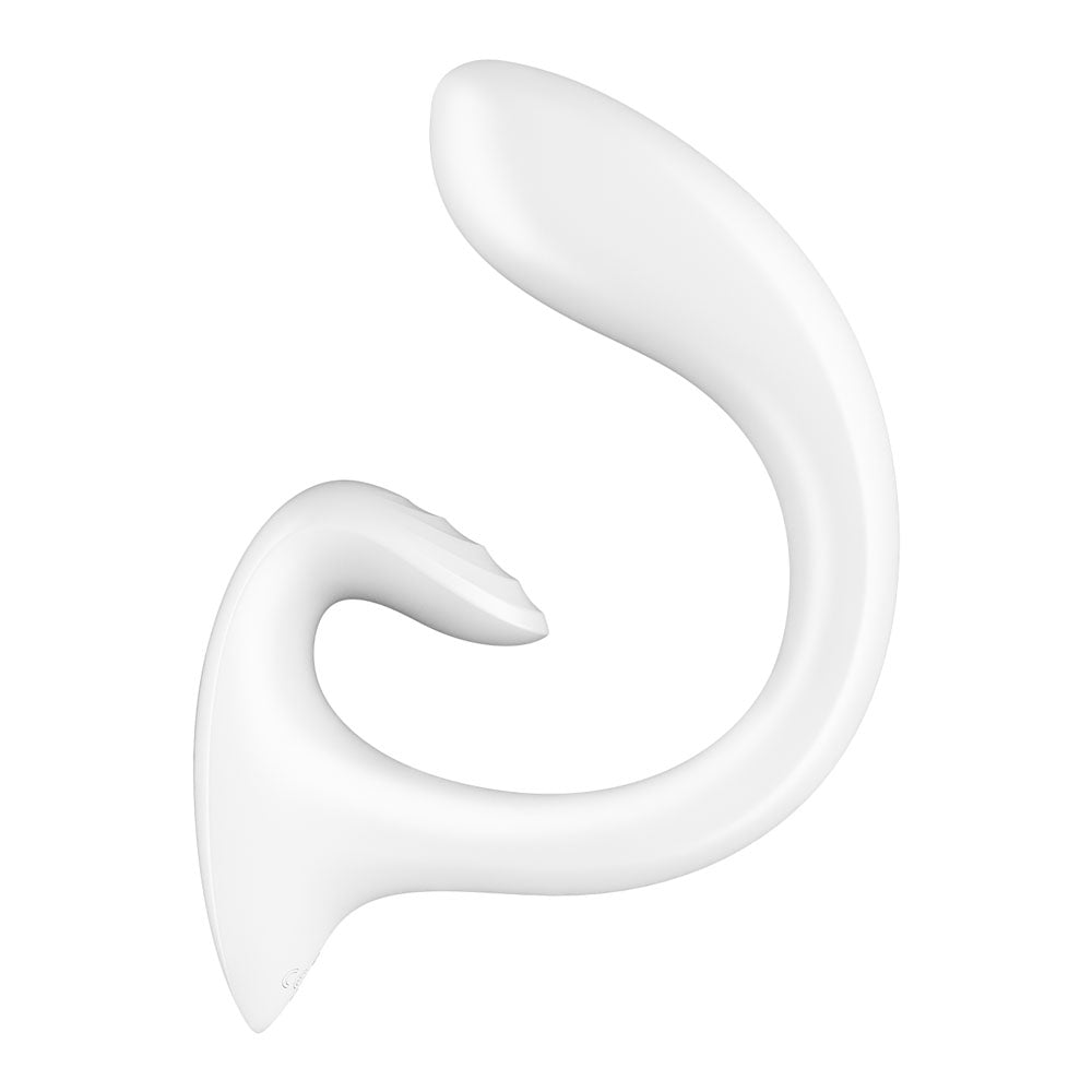 Satisfyer G For Goddess 1 - White - White USB Rechargeable Vibrator with Clit Stim-4065885