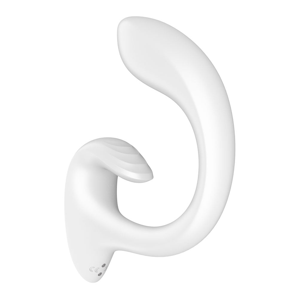 Satisfyer G For Goddess 1 - White - White USB Rechargeable Vibrator with Clit Stim-4065885