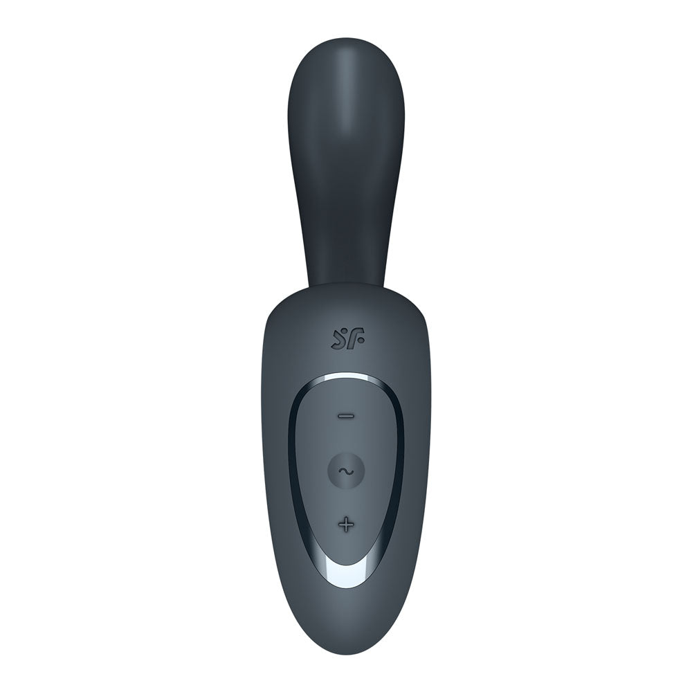 Satisfyer G For Goddess 1 - Dark Grey - Dark Grey USB Rechargeable Vibrator with Clit Stim-4065892