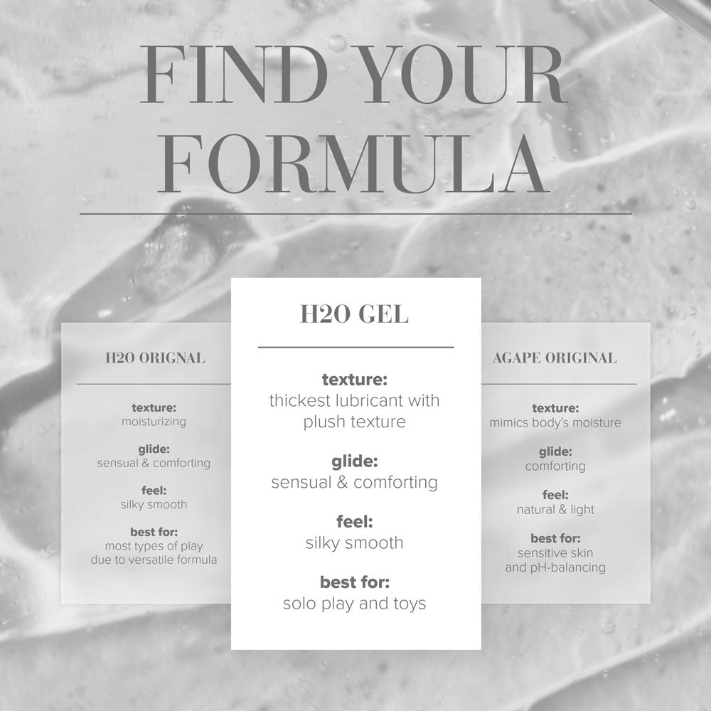 JO H2O Gel Original Lube - 120 mL - Thick Water Based Lubricant - 120 ml Tube-40661