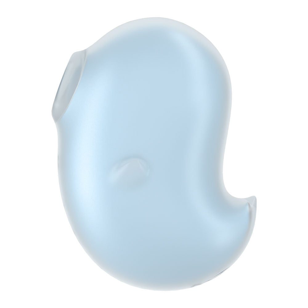 Satisfyer Cutie Ghost - Blue - Blue USB Rechargeable Air Pulse Stimulator-4067759