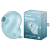 Satisfyer Sassy Seal - Light Blue USB Rechargeable Air Pulse Stimulator-4067780