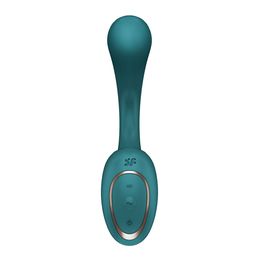 Satisfyer G For Goddess 2 - Bottle Green - Bottle Green 18.8 cm USB Rechargeable Vibrator with