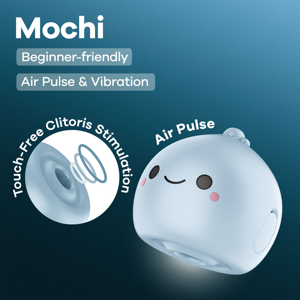Satisfyer Mochi - Frost Blue - Frost Blue USB Rechargeable Air Pulse Stimulator - 4081359