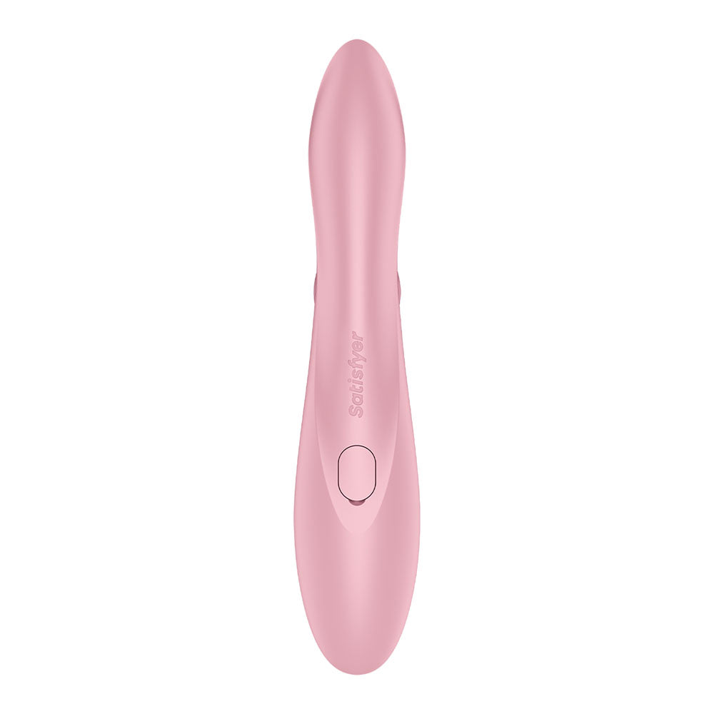 Satisfyer Pro + G-Spot - Pink - Rose Pink 22 cm USB-C Rechargeable Rabbit Vibrator with Touch-Free Clitoral Stimulator - 4082004