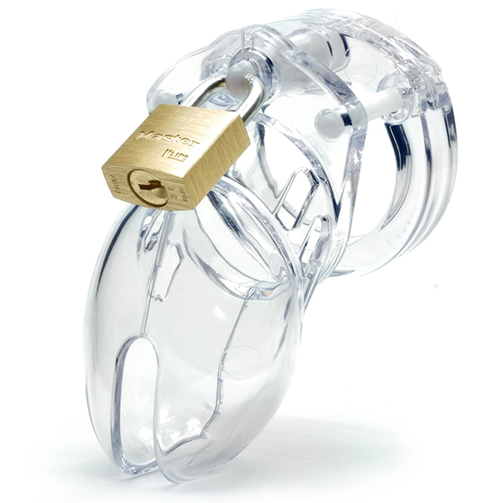 CB-6000S Chastity Cock Cage Kit - Clear-(6000sclr)