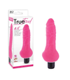 TRUE FEEL REALISTIC TPR VIBRATOR 6.5" - PINK