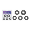 HARDCORE 40MM TPE ORNAMENT 5PCS SET TRANSPARENT BLACK