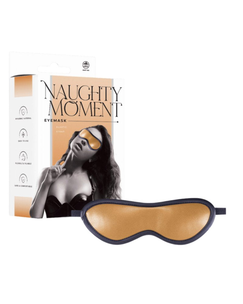 Naughty Moment PU EYE MASK IN YELLOW-646782