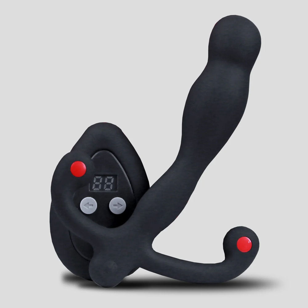 Aneros Eupho Syn V - Black USB Rechargeable Vibrating Prostate Massager with Remote-850040572087
