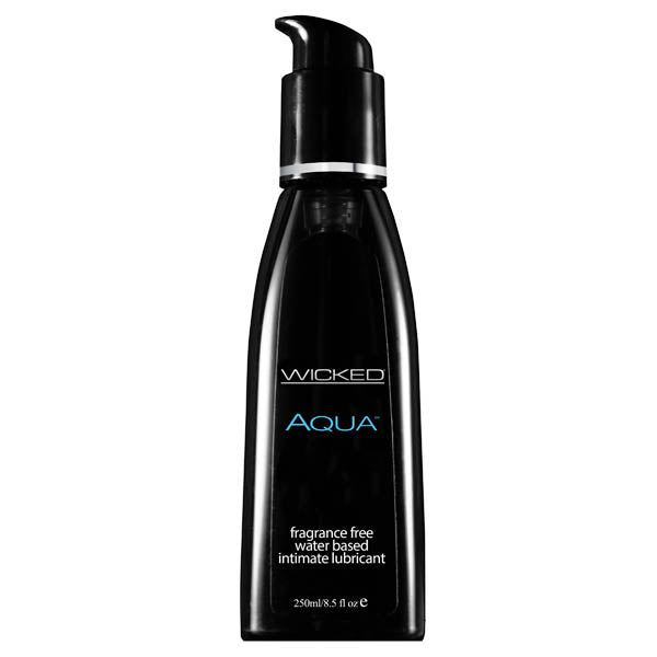 Wicked Aqua - Water Based Lubricant - 250 ml (8.5 oz) Bottle-90108