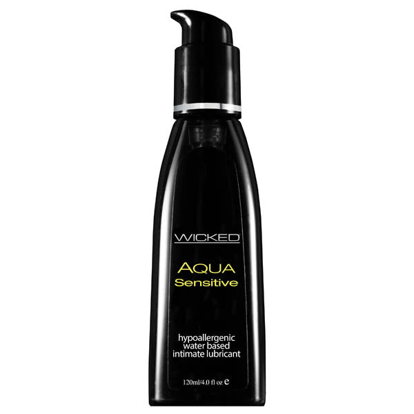 Wicked Aqua Sensitive - Water Based Lubricant - 120 ml (4 oz) Bottle-90204