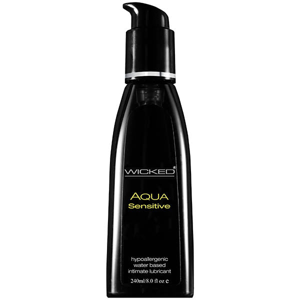 Wicked Aqua Sensitive - Water Based Lubricant - 240 ml (8 oz) Bottle-90208