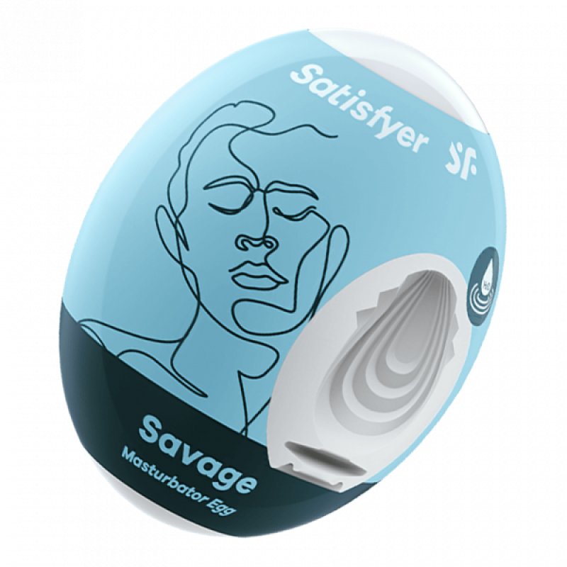 Satisfyer Masturbator Egg Single Savage-9043415