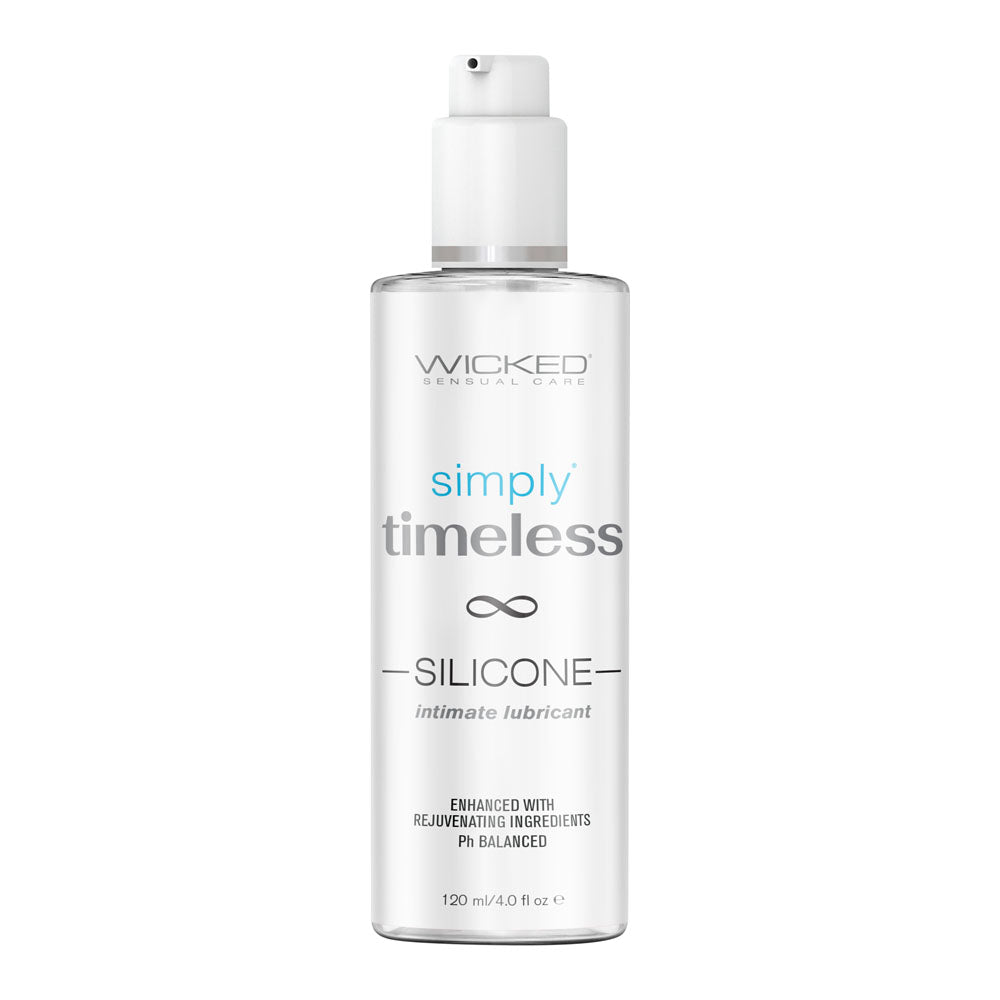 Wicked Simply Timeless Silicone - Silicone Based Lubricant - 120 ml (4 oz) Bottle-91310