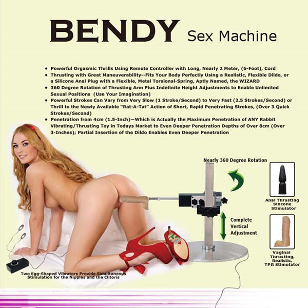 Bendy Sex Machine - Mains Powered Sex Machine-913983