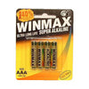 Winmax AAA Super Alkaline Batteries - Super Alkaline Batteries - AAA 4 Pack-AAABP4SA