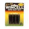 Wincell AA Super Heavy Duty Batteries - Super Heavy Duty Batteries - AA 4 Pack-AABP4SH