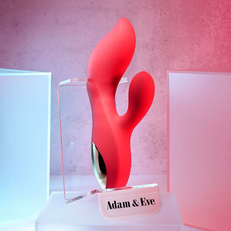 Adam & Eve EVES BIG AND CURVY G - Red 19.8 cm USB Rechargeable Rabbit Vibrator-AE-BL-1300-2