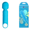 Maia DOLLY - Blue - Blue 12.7 cm USB Rechargeable Massage Wand-AF-004-B4