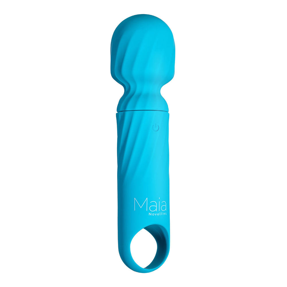 Maia DOLLY - Blue - Blue 12.7 cm USB Rechargeable Massage Wand-AF-004-B4