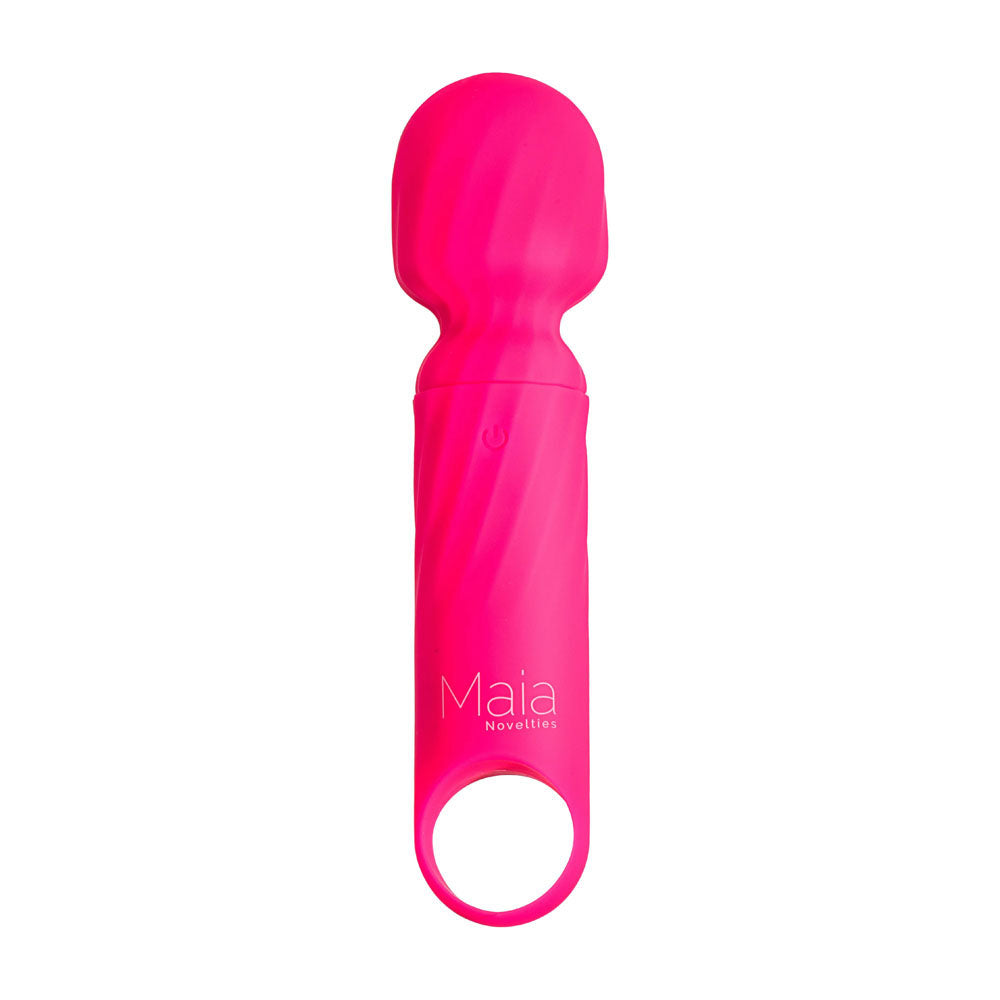 Maia DOLLY - Pink - Pink 12.7 cm USB Rechargeable Massage Wand-AF-004-P1