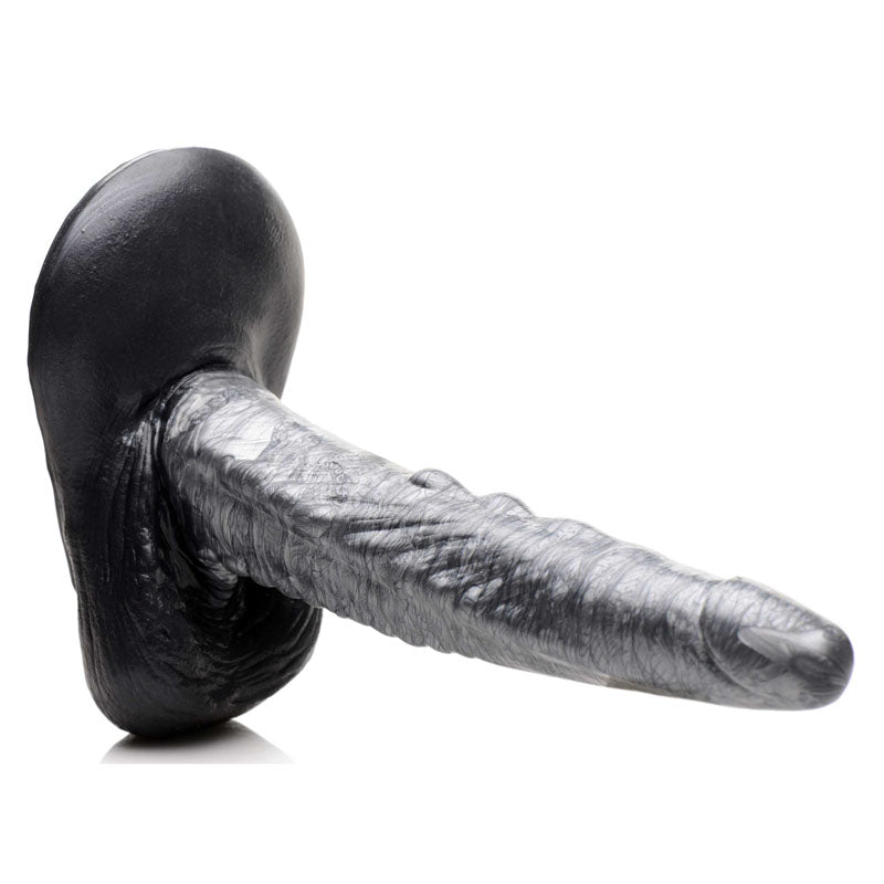 Creature Cocks The Gargoyle Rock Hard Silicone Dildo - Silver 23.6 cm Fantasy Dildo-AG875