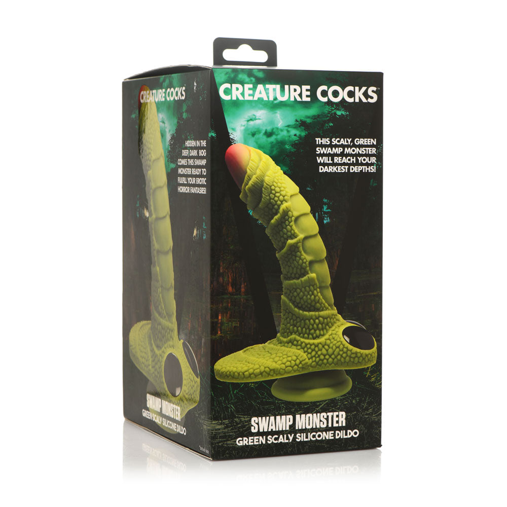 Creature Cocks Swamp Monster - Green 23.9 cm Fantasy Dildo-AH055