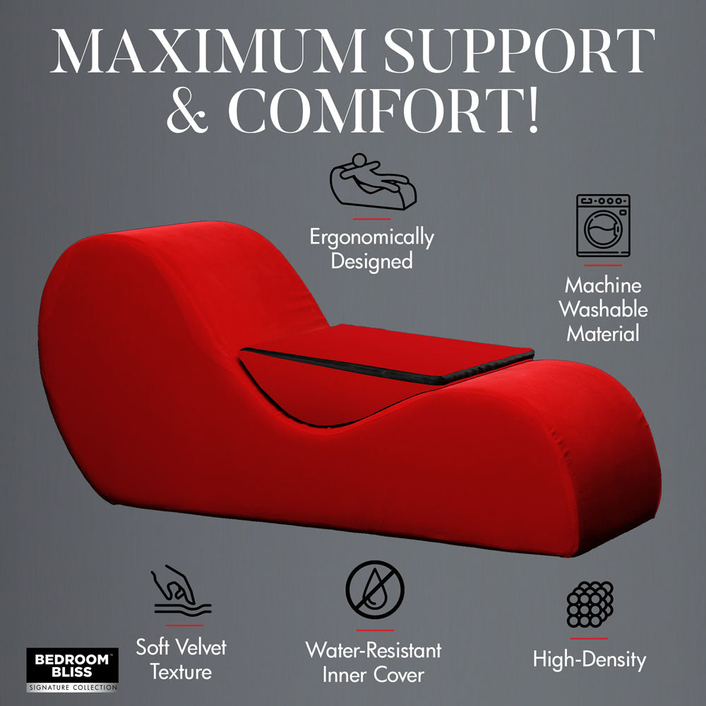 Bedroom Bliss Love Couch - Red Sex Furniture-AH096