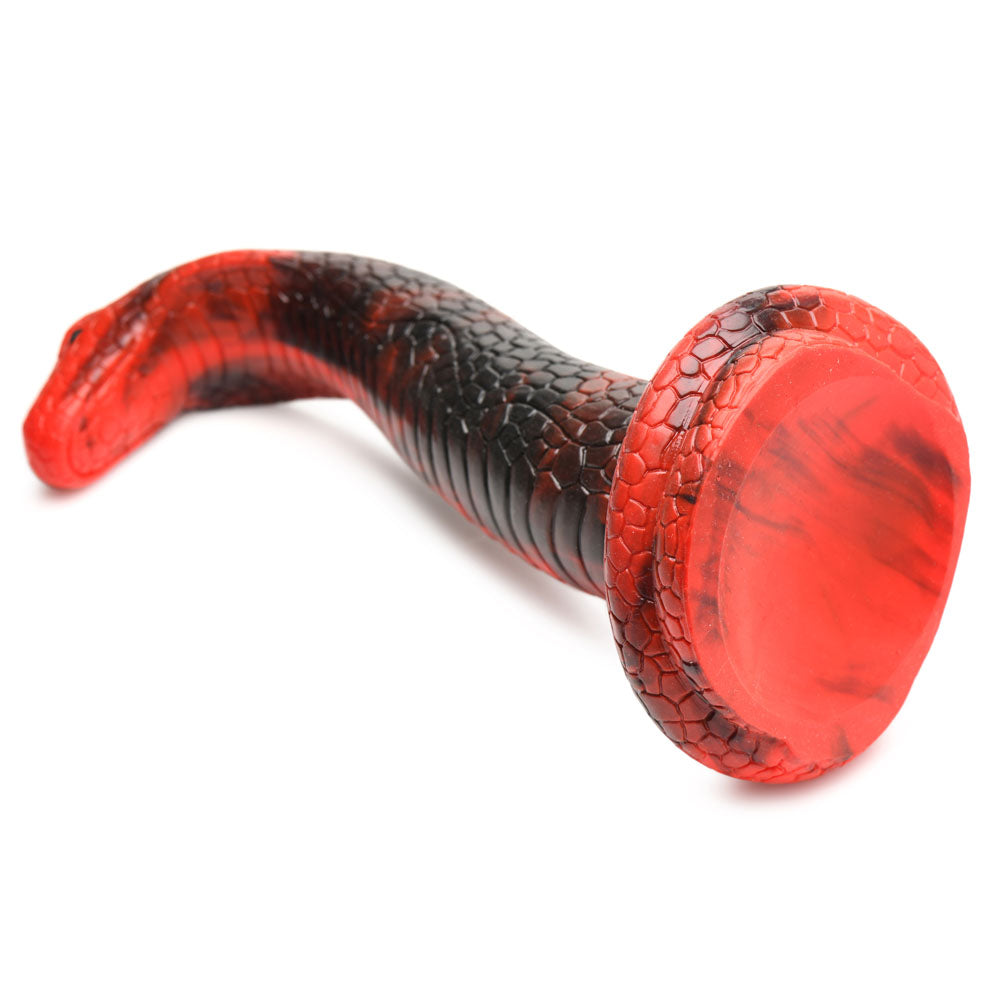 Creature Cocks King Cobra Silicone Dildo - Red 21.4 cm Fantasy Dildo-AH196